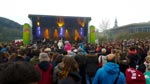 Bühne beim Jump Radio Osterfeuer in Bad Schandau