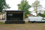 Kleine mobile Bühne in Radebeul