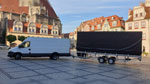 Bühnenanhänger mit Transporter Naumburg Markt